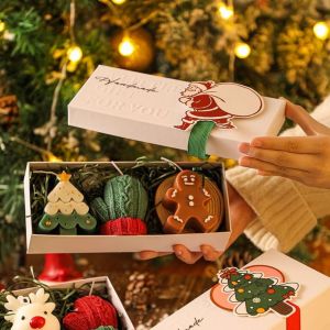 Fragrance Candle Gift Box Christmas Candle Set Christmas Gifts Small Gifts Creative Ornaments Aromatherapy Candles ﻿Party Decor