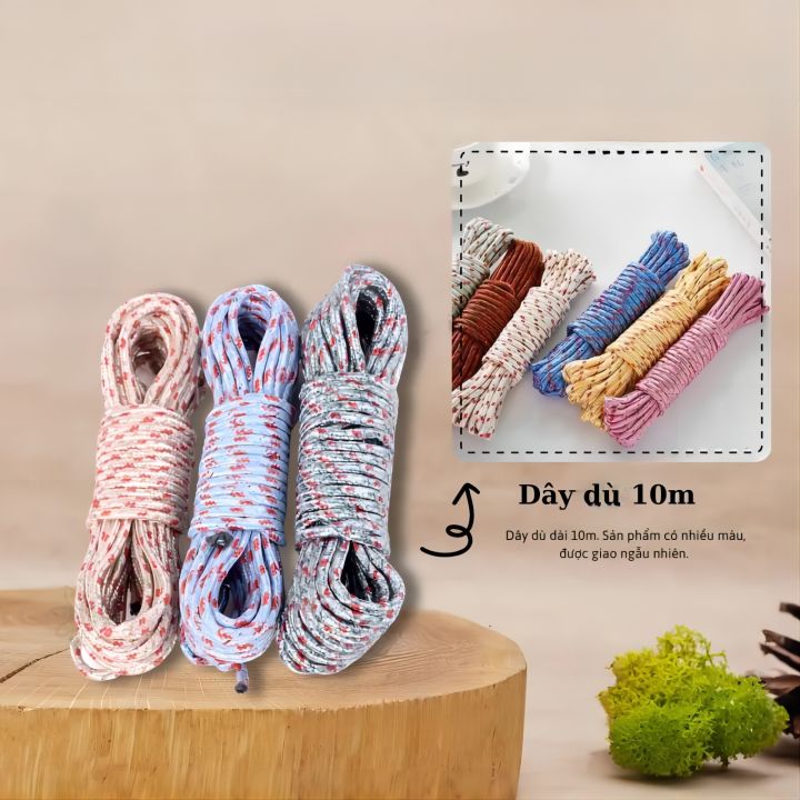 10 m parachute rope - soft, strong nylon fiber - used as vine trellis ...