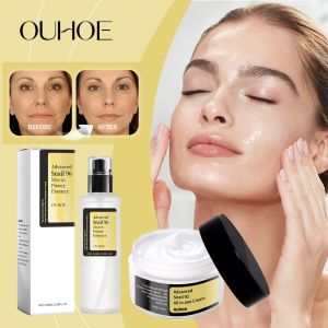 Ouhoe Snail Collagen Face Cream Repair Essence Moisturizing Lifting Firming Smoothing Nourishing Cream Korean Cosmetics Skin Car2026