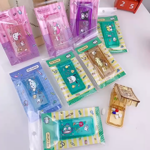 💊 ตลับที่ตัดยา ลายการ์ตูน ขนาด 9×4×2 cm