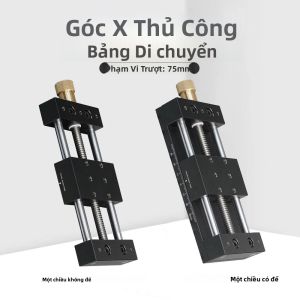 Bàn Trượt Chính Xác Có Trục Trượt Theo Hướng Trục X Bàn Dịch Chuyển Thủ Công 40x70mm Trạm Dịch Chuyển Tuyến Tính Tinh Chỉnh Cho Chế Biến Gỗ