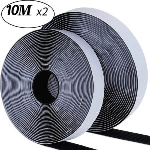 10M*2 20/25/30/50mm Magic Tape SelfAdhesive Hook and Loop Fastener Nylon Sticker velcros adesivo Tape Sewing Adhesivewith Glue
