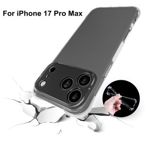 For iPhone 17 Pro Max 2025 Case Air Cushion Shockproof Airbag Clear Silicon TPU Back Cover Soft Phone Case for iphone 17 Pro Max
