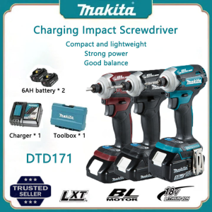 【Original facturer/Warranty 1 years】Makita DTD171 Screwdriver  Electromechanical Drill Household Lithium Battery Mini Pistol Drill Multifunctional Electric Screwdriver 18V household power tools