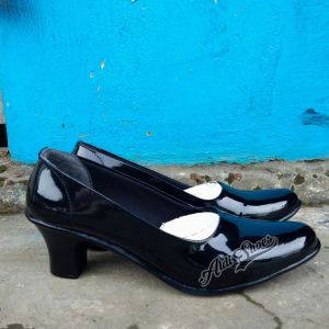 SEPATU PDH POLWAN PDH KOWAL KOWAD ERMAS HAK 357 HITAM BHAYANGKARI FORMAL KERJA KANTOR PNS