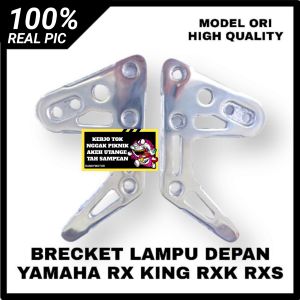 BREKET BRACKET BRICKET PANGKON LAMPU DEPAN DUDUKAN LAMPU DEPAN CNC AS 30 31 33 PNP RX KING RXK RXS CB GL MEGAPRO TIGER CB150R  VERZA VIXION SCORPIO NINJA  COPY B PRO