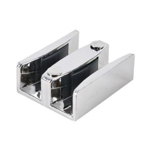 Bathroom Shower Door Stopper Glass Door Slide Track Accessories Fixed Clamp Sliding Door Limiter Shower Room Track Parts