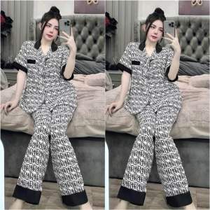 Đồ Bộ Bigsize 55-75kg Lụa Mango - Tay ngắn quần dài - Đồ bộ mặc nhà xinh