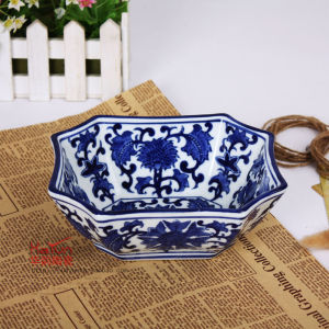 Special Offer Jingdezhen Ceramics European Style Dried Fruit Plate Candy Plate Pots Creative Blue and White Porcelain Hand Painted Snack Dish Fruit Plate