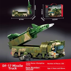 SENBAOJIMU | Militray DF-21D Missile Vehicle Educational Building Blocks Toy