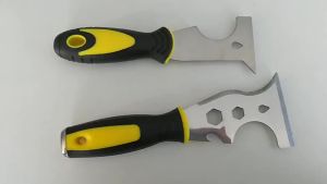 15 in 1 Multifunctional Putty Knife Set Putty Scraper Stainless Steel Scraper Cleaning Scraper DIY Construction Tools