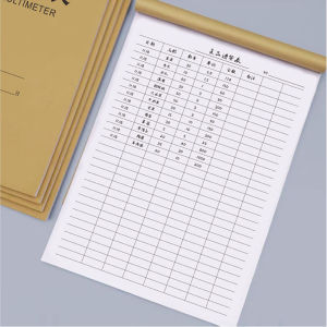 Business Notebook Cash Diary Account Book Stock in out Record Book Handmade Detail Account Book Simple Cover Design A4 Size