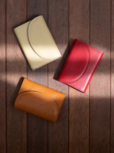 Moses Grandmother Vintage Soft Leather Credit Card Holder Wallet Multi-Slot Card Case Retro Small Money Clip Autumn Winter New Style