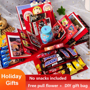 Create a Unique Surprise Explosion Box for Valentines Day DIY Gifts with Memories of Wedding and Birthday Anniversaries