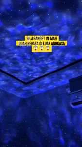 RS Lampu Proyektor Langit Malam Berbintang Starry Projector Light Lampu Tidur Projector 2 in 1