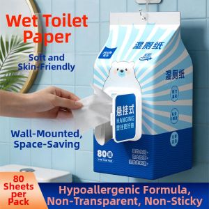 Flushable Antibacterial Large Thick Wet Tissues