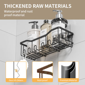 Bathroom storage rack Toilet Toilet Shower rack Storage rack Toilet No punching