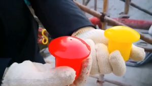 100 Pcs Safety Caps Plastic Rebar Cap for Rebar 8 to 38mm