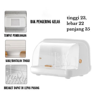 Rak Pengering Botol Bayi Anak Multifungsi /Wadah Penyimpanan Perlengkapan Bayi/Piring/Gelas/Pompa Asi Serbaguna UV Desinfeksi Anti Bakteri