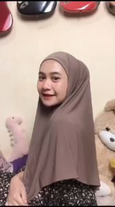 Hijab Instan Bergo Inner Ciput Simpel Jersey Premium Kekinian