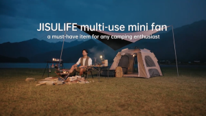 JISULIFE Handheld Fan Ultra1 (9000mAh) Portable Rechargeable Handheld Fan 100 Level Adjustment Strong Wind Digital Display Xiaomi Youpin FA55