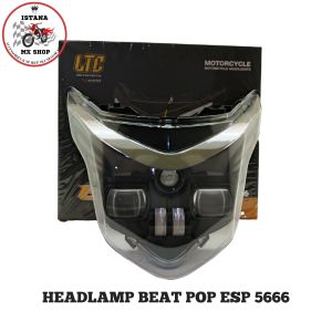 Headlamp LTC LED Lampu Depan Beat POP ESP Original