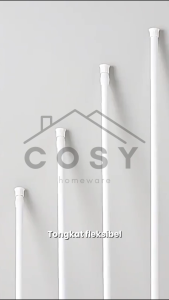 COSY Tongkat Fleksibel Gorden Kolong Dapur Batang Multifungsi / Tiang Jendela Tanpa Paku Holden Pipa Ajaib Tirai Tiang Kamar Mandi Serbaguna