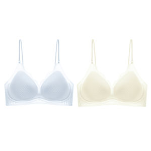 Backless U-Shape Thin Straps Small Bust Gather Summer Bra