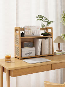 Desktop Multi-Layer Rack Simple Office Desk Bookshelf Workstation Organizer Dormitory Study Table Partition Shelf Storage Rack