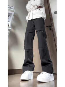 Thickened Fleece Winter Outdoor Casual Pants Mens Waterproof Windproof Hard Shell Trousers Spring Summer Autumn Casual Pants