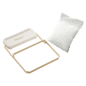 Kitchen Sink Filter Rack With 50pcs Net Filter Bag Foldable Multi-Purpose Drainage Basket Leftovers Soup Food Drainer Shelf