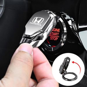 Car One-Click Start Button Protective Cover Decoration Skin Interior Decoration black For Toyota Vios Innova Fortuner Corolla Wigo Avanza Hilux Hiace Rav4 Revo Rush Camry Yaris Tamaraw FX FJ Cruiser Prado