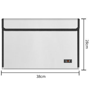 LJ | Fireproof and Waterproof Security Storage Bag with Lock