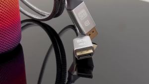 Displayport Cable DP1.4 Display Port Nylon-Braided Cable 2K 240Hz 4K 144Hz 8K 60Hz For PC Laptop TV Projector Audio Video Cable