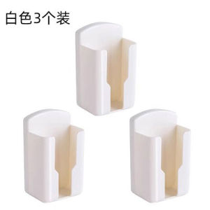 Wall-Mounted Air Conditioner TV Remote Control Storage Box Organizer Rack Plastic Finish Home Storage Solution Organization