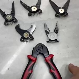 5 in1 Crimping plier Wire cutters Steel Wire Pliers Vise Stripper Pliers Set Electronic Maintenance Tools for Electrician