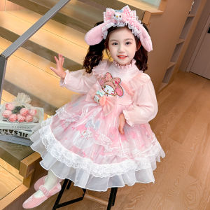 Melody Dress Girl. Children Lolita Princess Dress Halloween Children. Childrens Clothing Fall and Winter Dress