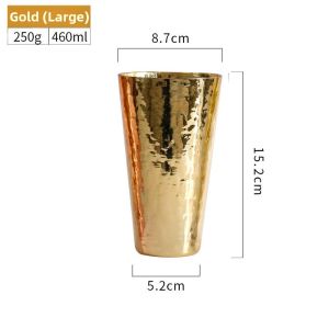 Colorful Electroplated Hammered Gift Cup