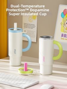 Zhifan | Aesthetic Large Capacity Ladies Insulated Tumbler