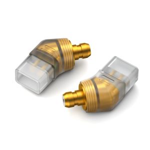 OKCSC | OKCSC 0.78 2 Pin Nữ Tai Nam Tai Nghe Adapter Cho Pentaconn PE Acoustune HS1650CU HS1655CU 1670SS Kim Loại Tai Nghe Earsets Adapter