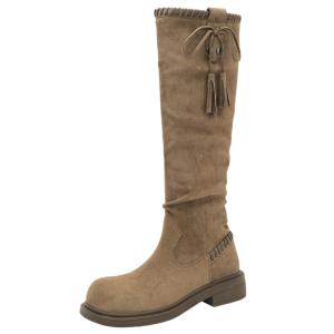 Josiny | Vintage Melade Thick Warm Over The Knee Boots Slimming