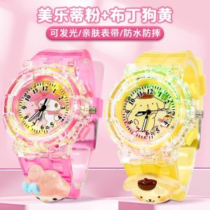 Đồng Hồ Trẻ Em Sanrio Hello Kitty Đồ Chơi Trẻ Em Cho Bé Gái Mẫu Giáo Đồng Hồ Điện Tử Sáng Tạo Đồ Chơi Trẻ Em