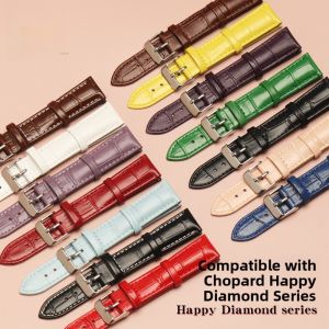 Woalmorn | Chopard Compatible Leather Watch Band with Alligator Print