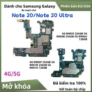 Mainboard Samsung Galaxy Note 20 Ultra 4G/5G Mở Khóa Bo Mạch Chủ N980F N985F N981U N981B N986B N986U Tương Thích Với Note 20