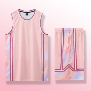 Mens Basketball Uniform Set American Style Sports Quick Dry Competition Team Vest Childrens Training Student Printed Word