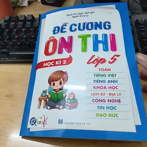 Sách - Đề Cương Ôn Thi Lớp 1-5 Nhiều Môn Học Bám Sát Chương Trình SKG