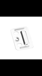 【READY STOCK 】100pcs Pvc Gusset Plate Buckle Fixed Piece / Integrated Wall Panel Clip