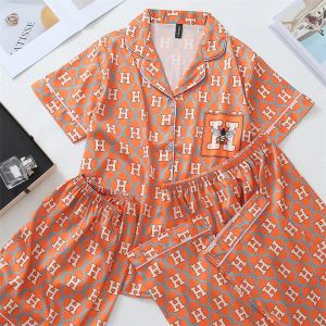 Ice Lụa Nữ Đồ Ngủ Bộ 3 Món Mùa Hè Mới Đến Tay Ngắn Hoạt Hình Dễ Thương Cỡ Lớn Quần Áo Mặc Ở Nhà Hòa Nhạc