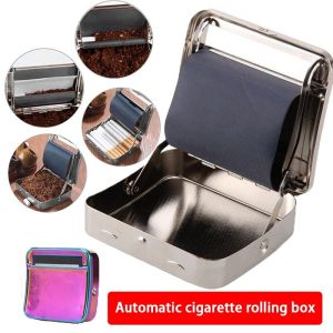 2021 Modern Style 70/78mm Metal Automatic Rolling Machine Roller Box Fast Convenient Roll Gift Save Maker