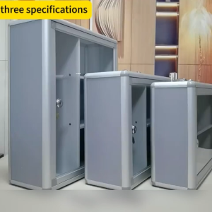 Medicine Box First Aid Box Aluminum Alloy With Lock Multi-Layer Family Office School Wall Mountable